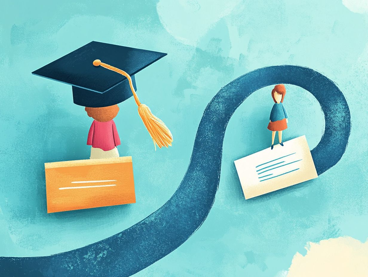 A comparison between certifications and degrees in the job market