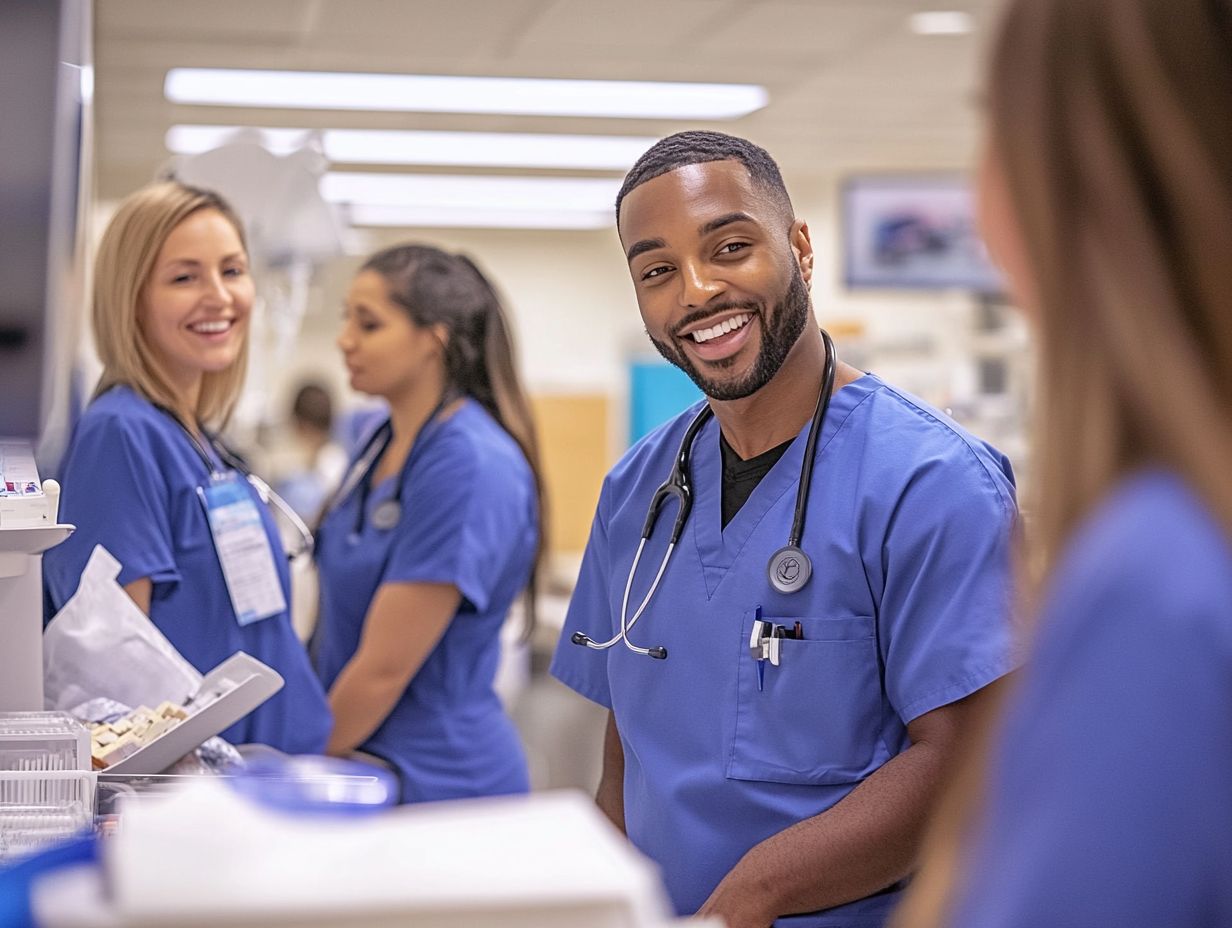 Student preparing for medical assistant certification exam