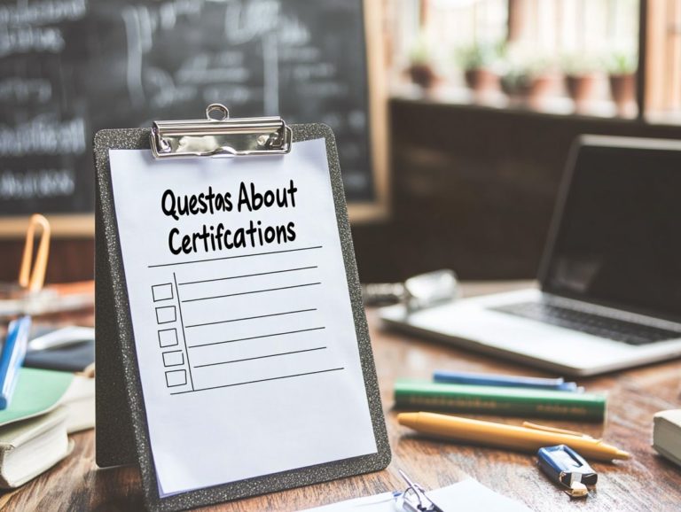 Top 10 Questions to Ask About Educational Certifications